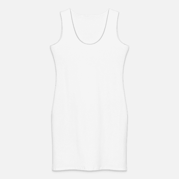 All-Over Print Cotton Bodycon Dress