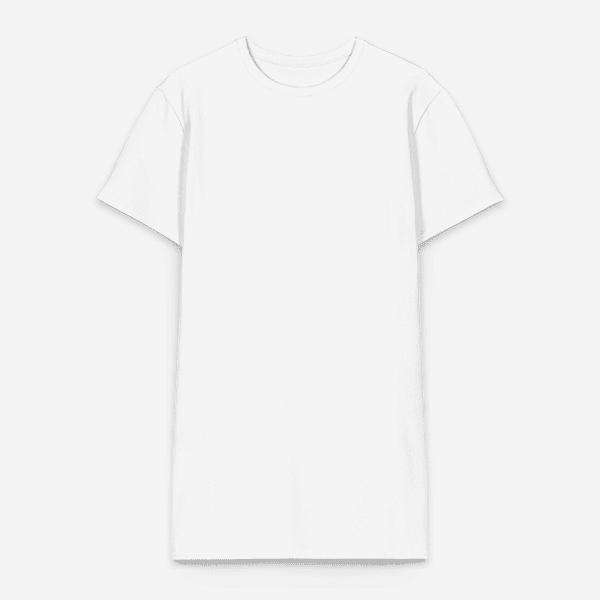 All-Over Print Cotton T-Shirt Dress