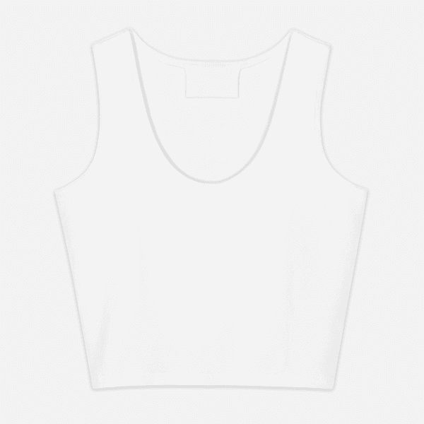 All-Over Print Cotton Crop Top