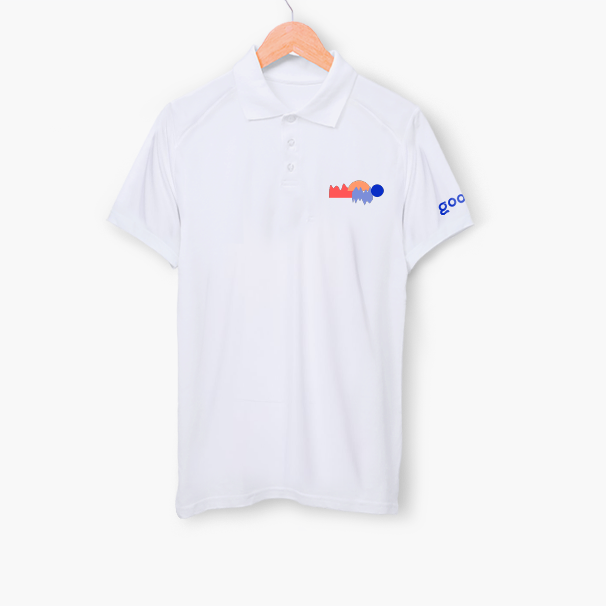 Men's Poly Buttoned Polo